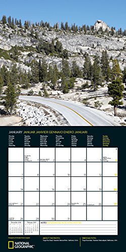 2019 Nat Geo Road Trip USA 30x30 Grid Ca