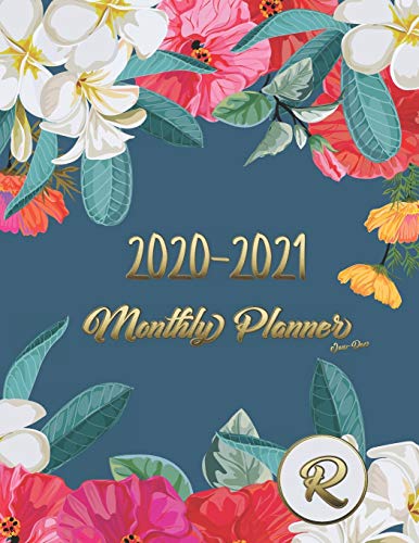2020-2021 JAN-DEC Monthly Planner: JAN 2020-DEC 2021 2 Year Daily Weekly Calendar 24Month Appointment Notebook for To-Do List Academic Agenda Schedule ... days with important initials A-Z(Flower))