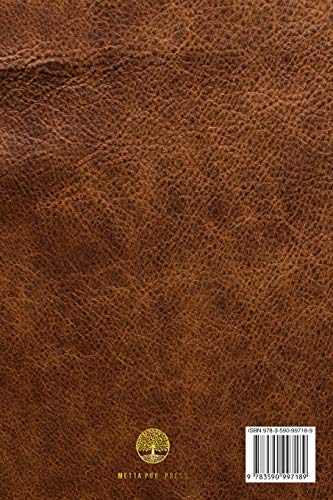 2021 Weekly Planner: Brown Leather Print with Gold Lettering 1 Year, 2021 Weekly Planner, Weekly Pages , Calendars, Year Overview, Special Dates, Goal Setting (Planners)