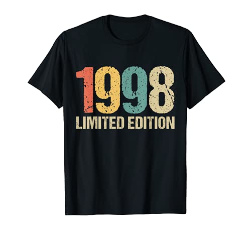 22 Años Cumpleaños Hombre Mujer Regalo Divertido 1998 Camiseta