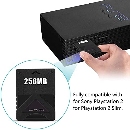 256M Tarjeta de Memoria Playstation 2, Almacenamiento de Tarjeta de Memoria Alta Capacidad para Sony Playstation 2 PS2