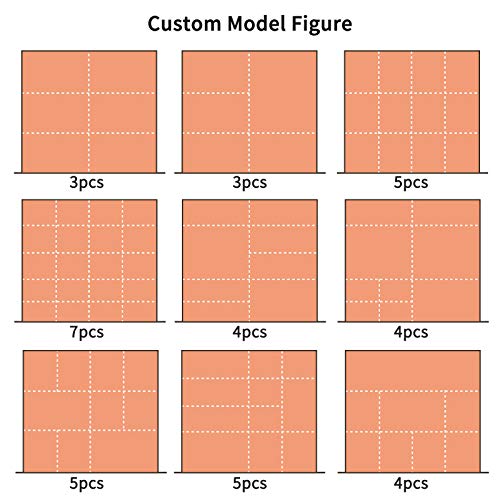 28 Piezas Separadores de Cajones DIY Organizador Cajones Plástico Separador de Armario Divisores Cajones de Rejilla Ajustables para Ropa Interior Calcetines Cinturón Suministros de Oficina, Blanco