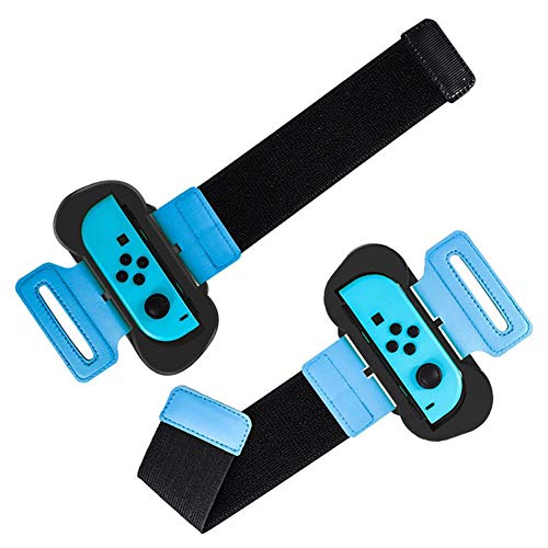 2PCS Just Dance Dance Band Brazalete de Control para Mando Switch JoyCon Correa de Muñeca Ajustable para Mando Nintendo Switch JoyCon