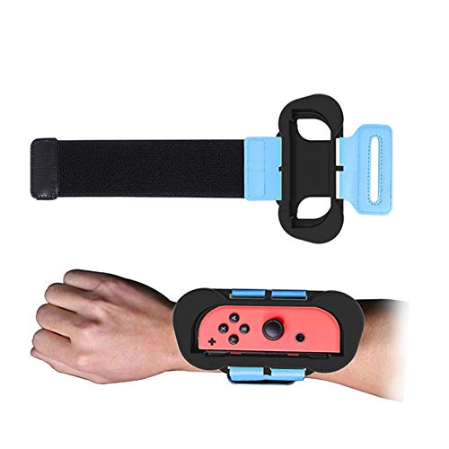 2PCS Just Dance Dance Band Brazalete de Control para Mando Switch JoyCon Correa de Muñeca Ajustable para Mando Nintendo Switch JoyCon