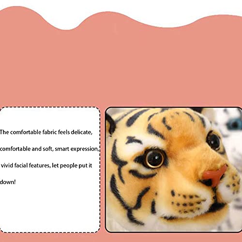 2pcs muñeco de peluche almohada Tigre de peluche,tigre de peluche,juguete de peluche,tigre animal de peluche,juguete de abrazo de tigre,23 * 20 CM,27 * 24 CM,juguete de peluche de tamaño 33 * 29 CM