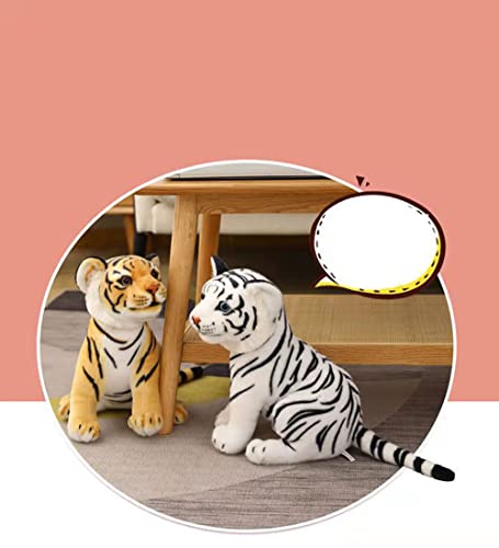 2pcs muñeco de peluche almohada Tigre de peluche,tigre de peluche,juguete de peluche,tigre animal de peluche,juguete de abrazo de tigre,23 * 20 CM,27 * 24 CM,juguete de peluche de tamaño 33 * 29 CM
