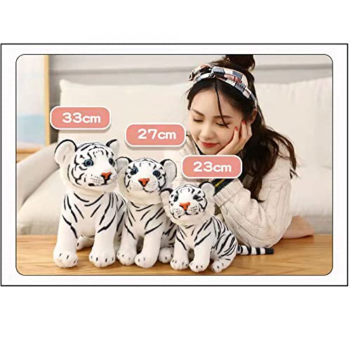 2pcs muñeco de peluche almohada Tigre de peluche,tigre de peluche,juguete de peluche,tigre animal de peluche,juguete de abrazo de tigre,23 * 20 CM,27 * 24 CM,juguete de peluche de tamaño 33 * 29 CM