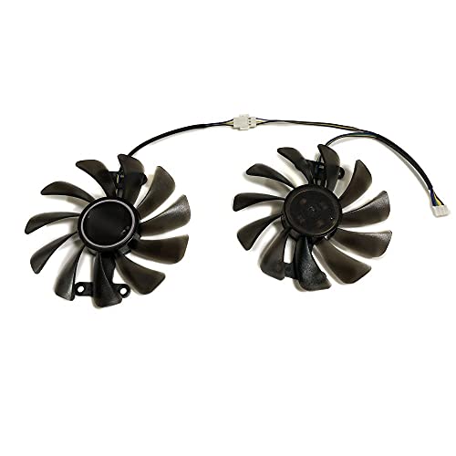 2pcs / Set Tarjetas de Video Fan GPU Cooler para KFA2 GTX1070TI EX GTX 1080/1070 EXOC Gráficos como reemplazo
