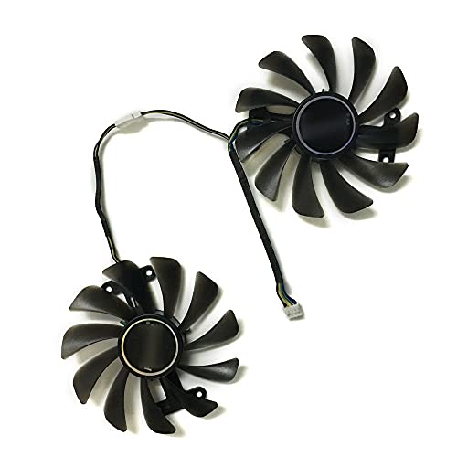 2pcs / Set Tarjetas de Video Fan GPU Cooler para KFA2 GTX1070TI EX GTX 1080/1070 EXOC Gráficos como reemplazo