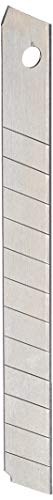 3 Claveles Set de 10 Cuchillas para cúter de 9 mm, Acero, Gris, 14.58x6.58x0.38000000000000006 cm
