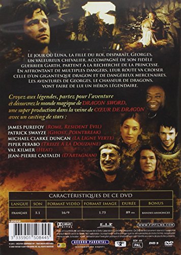 3 grands films d'Heroic Fantasy : Wolfhound + Midnight Chronicles + Dragon Sword [Francia] [DVD]