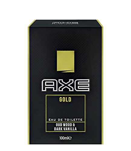 3 x Axe Gold Oud Wood & Dark Vanilla Eau de Toilette 100ml cada uno EdT para hombre Parfum