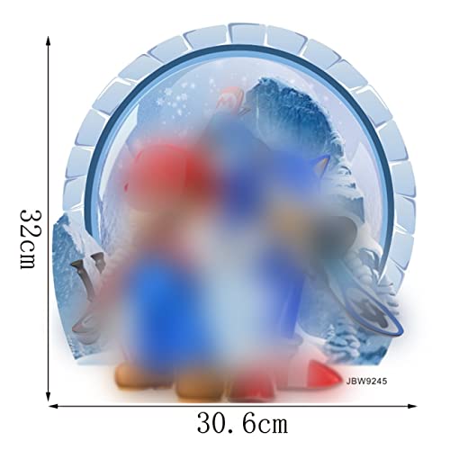 3D Pegatinas 3D Vinilo Decorativo Infantil de Pared 3D Vinilo Pegatinas Decorativas Adhesiva Pared Dormitorio Salón Guardería Habitación Infantiles Niños Bebés 32 *30.6 cm