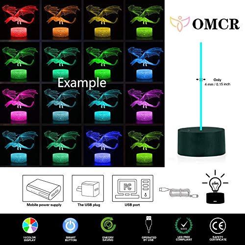 3D Slideshowillusion 16 Colores Juego De Luz Nocturna Wow Fashion Logo World Of Warcraft Decoración Baby Sleep Mood Night Light Holiday Friend Party Christmas Gift Night Light Lamp I