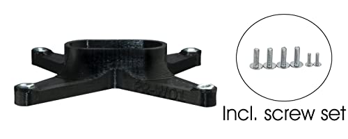 3IDEE Adaptador VESA compatible con monitor MSI (G24C, G241VC, MAG341CQ, G27C, G27C2) - juego de tornillos incluido (negro)