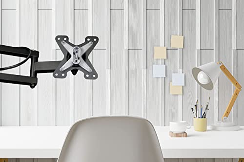 3IDEE Adaptador VESA compatible con monitor MSI (G24C, G241VC, MAG341CQ, G27C, G27C2) - juego de tornillos incluido (negro)