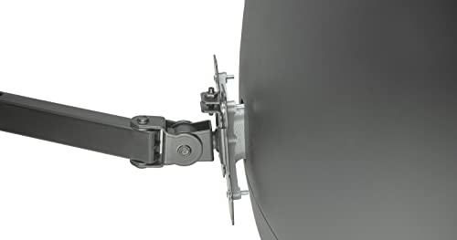 3IDEE Adaptador VESA compatible con monitor MSI (G24C, G241VC, MAG341CQ, G27C, G27C2) - juego de tornillos incluido (negro)