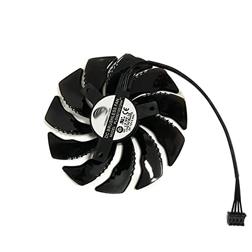 3Pin / 4Pin PLD09210S12HH T129215SU GTX1060 / 1080/1070 GPU Ventilador de GIGABYTE GTX1080 GTX1070 GTX 1060 Mini ITX Tarjetas de enfriamiento (Blade Color : 4Pin PLD09210S12HH)