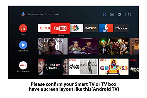 [4 en 1] WeChip Air Mouse Remote, [Mini Teclado Inalambrico] Ratón de Aire para Cajas de TV Android, TV Inteligente, PC, computadora portátil, proyector, HTPC, Reproductor multimedi
