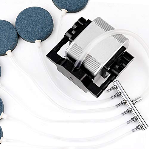 4 mm Válvula de Control de Aire del Tanque de Peces del Divisor del Flujo de Aire del Acuario Distribuidor de Oxígeno del Acuario de Acero Inoxidable para Tanque de Peces Bomba De Aire