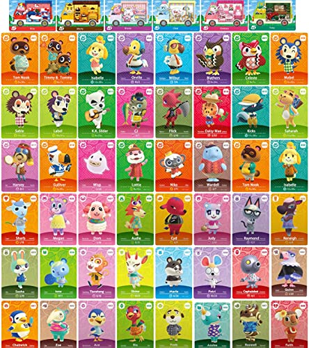 48 unids Serie 5 con 6 unids Sanrio NFC Mini tarjeta para Animal Crossing New Horizons Amiibo Tarjetas compatibles con Switch/Lite/New 3DS