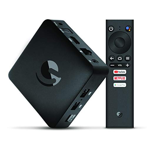 4K Ultra HD Android TV Box con Chromecast Incorporado + Netflix