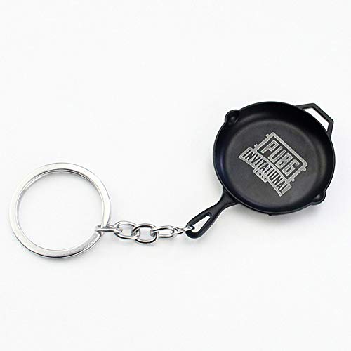 5 en 1 PUBG Arma Guns Pistola 3D Modelo Llavero de Metal, TLongitud Unos 12cm, Regalo Accesorios Cosas Objetos para Niños Hombre Juego Fans, PUBG AMW Modelo de Rifle Francotirador