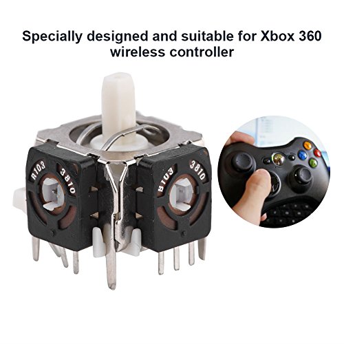 5 piezas 3D Joystick analógico módulo de sensor de repuesto para Xbox 360 mando inalámbrico, 3D Joystick Pieza de Repuesto para Xbox 360