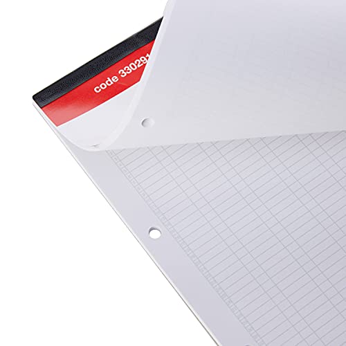5 Star Analysis Pad Ruled 70gsm 8 Cash Column 80 Leaf A4