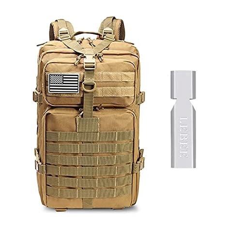 50L Capacidad Hombres Ejército Militar Táctico Mochila Grande Impermeable Deporte Al Aire Libre Senderismo Camping Caza,C