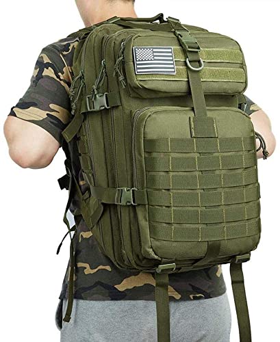 50L Capacidad Hombres Ejército Militar Táctico Mochila Grande Impermeable Deporte Al Aire Libre Senderismo Camping Caza,C