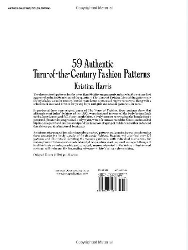 59 Authentic Turn-of-the-Century Fashion Patterns (Dover Fashion and Costumes)