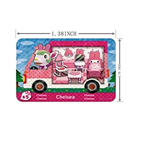 6 unidades para Animal Crossing New Horizons ACNH para Amiibo para Sanrio Mini Tarjeta RV Villager Muebles Compatible con Switch/Switch Lite/New 3DS