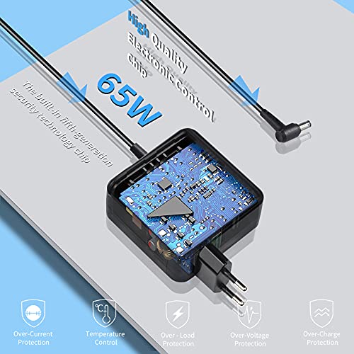 65W Adaptador Cargador Ordenadore Portátil para ASUS F550C F555L F540 F552c F550L X551C X555,PA-1650-78,19V 3,42A Alimentador Portátil para ASUS X54C X552C X551M X554L X551C,Conectors: 5,5 * 2,5mm