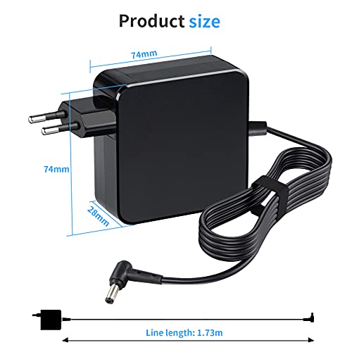 65W Adaptador Cargador Ordenadore Portátil para ASUS F550C F555L F540 F552c F550L X551C X555,PA-1650-78,19V 3,42A Alimentador Portátil para ASUS X54C X552C X551M X554L X551C,Conectors: 5,5 * 2,5mm
