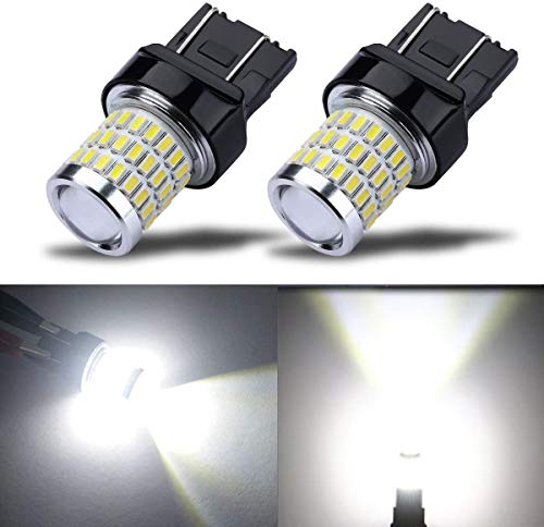 7443 7440 T20 W21/5W Bombillas LED Superbrillantes, Blanco xenón 6000K, Con Lente Proyector, para Luz de Freno, Luces Traseras, Luces diurnas, 2 pcs