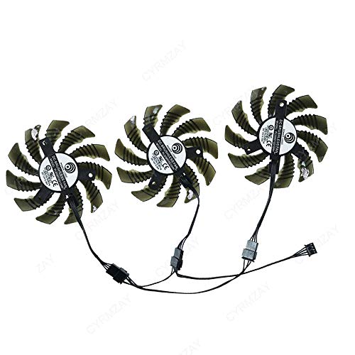 78MM T128010SU PLD08010S12HH Ventilador Compatible para Gigabyte GTX 1080 Ti Gaming