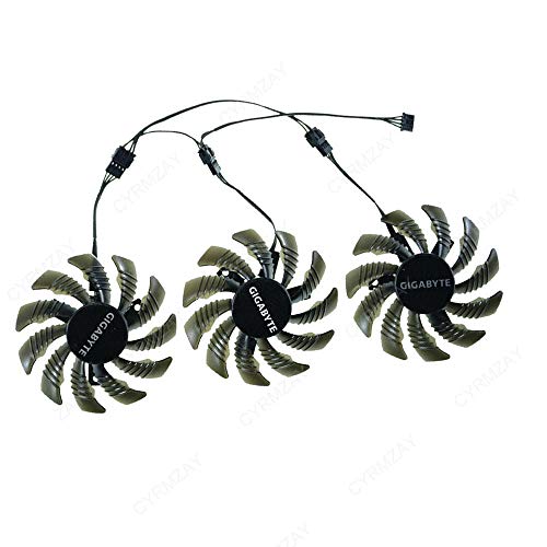 78MM T128010SU PLD08010S12HH Ventilador Compatible para Gigabyte GTX 1080 Ti Gaming