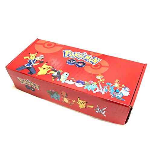 8 Piezas De Pokeball + 8 Piezas De Figuras De Pokemon, Bola De Juguetes con Figura, Modelo De Juguetes para Niños con Caja