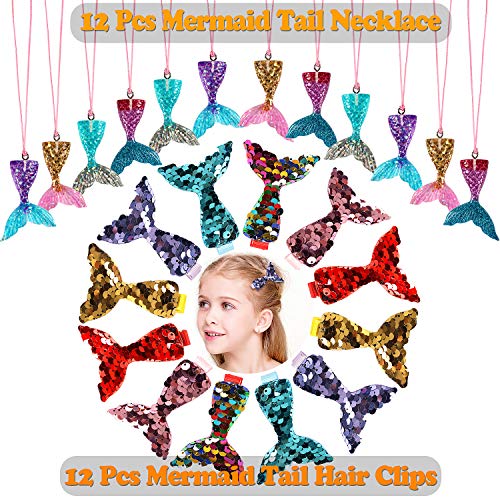 84pcs Sirena Cumpleaños Relleno Piñatas Sirena Llavero Sirena Pulsera Sirena Anillo Sirena Collar Sirena Pinza para Cabello Tatuajes Temporales para Niños Niñas Sirena Fiesta Cumpleaños Artículos