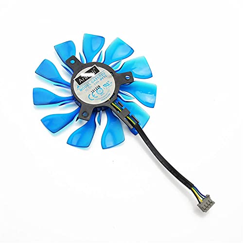 88mm GA91O2U R7 260x 265 270 360 4Pin Fan de Enfriador para su R7 265 POOOLER R7 270 Icooler Verde Tarjeta de gráficos Ventilador de refrigeración