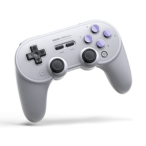 8Bitdo SN30 Pro+ Wireless Bluetooth Gamepad for Nintendo SwitchWindowsmacOSAndroidRaspberry Pi (SN Edition) [ ] [Importación alemana]