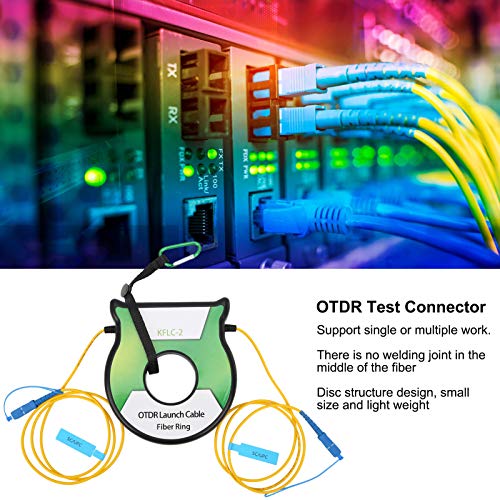 9 / 125um 1km OS2 SC/UPC-SC/UPC Conectores de prueba monomodo Cable de lanzamiento de fibra óptica OTDR