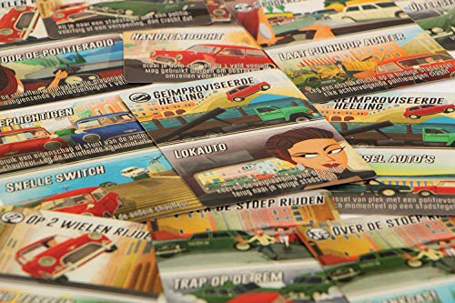 999 Jeff Beck - Getaway Driver Juego de mesa - A partir de 12 años - Uno de los mejores juegos de 2019 - Jeff Beck - Tabla modular - Placement - Para 2 jugadores - 999-GAD01