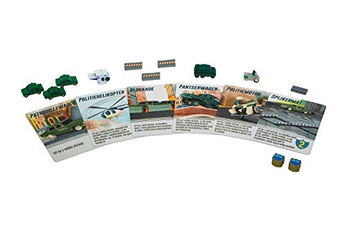 999 Jeff Beck - Getaway Driver Juego de mesa - A partir de 12 años - Uno de los mejores juegos de 2019 - Jeff Beck - Tabla modular - Placement - Para 2 jugadores - 999-GAD01