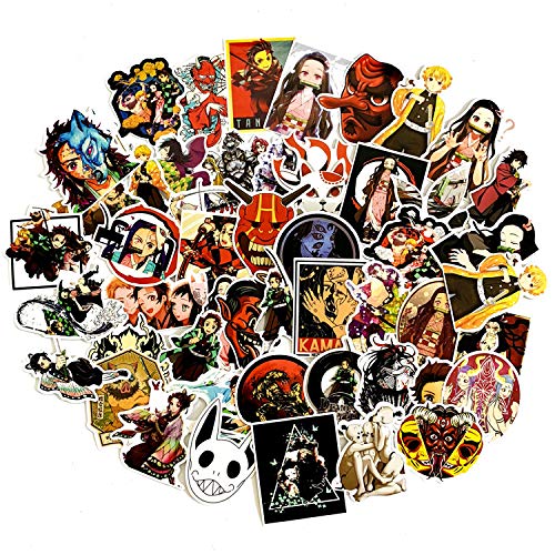 A Pegatinas de Vinilo Demon Slayer: Kimetsu no Yaiba , 50 Piezas