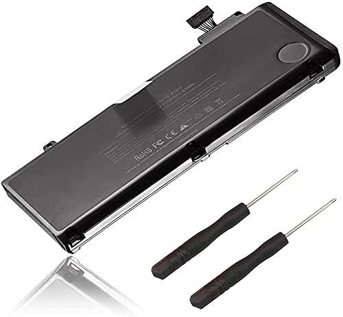 A1322 Batería A1278 para Apple MacBook Pro 13" [2009 2010 2011 2012 Años](Mediados de 2009 a Mediados de 2010 a Mediados de 2011 a Mediados de 2012) - Alta Capacidad [10.95v 63.5 WH]