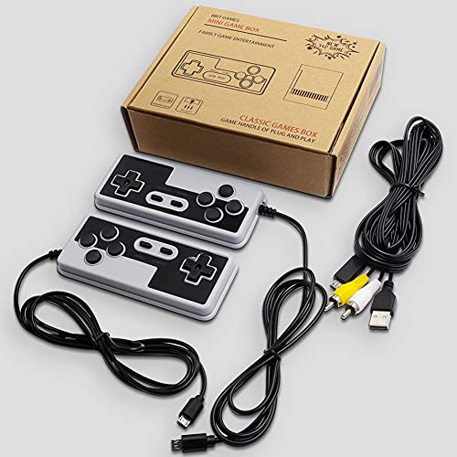 A/A enjoymentlin 8 bits Retro TV videoconsola de videojuegos con controlador con cable construido en 342 juegos clásicos reproductor de juegos portátil