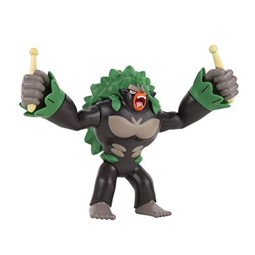 AB Gee- Pokemon Epic Battle Figura – Rillaboom, Color Rosso (abgee PKW0182)