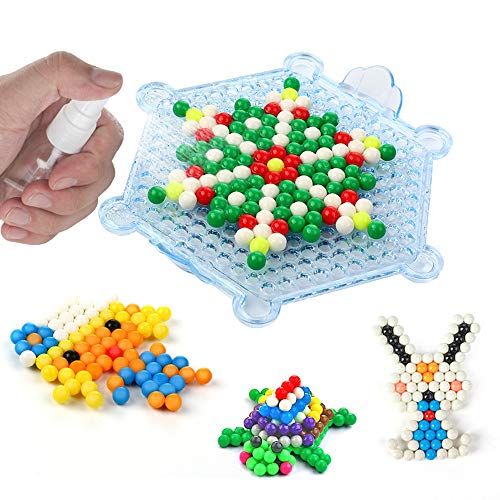 Abalorios Cuentas de Agua 4000 Perlas Kit Abalorios 24 Colors(6 Jewel) Niños DIY Educativos Artesanía Craft Kits (Niño)